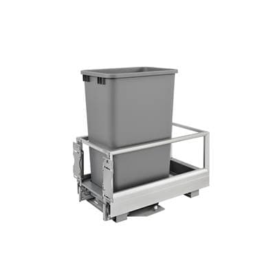 Rev-a-shelf Aluminum Pull Out Trash/waste Container for Full Height Cabinet with Soft Open/close... by Rev-A-Shelf