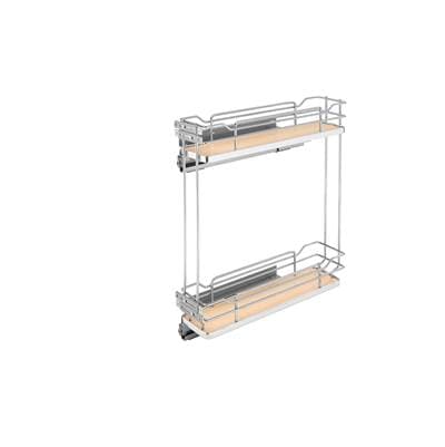 Rev-a-shelf Two-tier Sold Surface Pull Out Organizers W/soft Close - Natural Maple