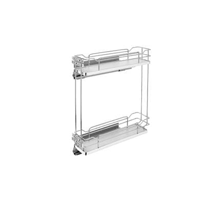 Rev-a-shelf Two-tier Sold Surface Pull Out Organizers W/soft Close - Gray