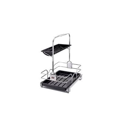 Rev-a-shelf Undersink Pull Out Caddy Organizer - Chrome by Rev-A-Shelf