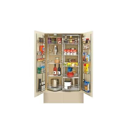 Rev-a-shelf Steel Pivot Out Chef's Pantry W/door Organizers - Chrome