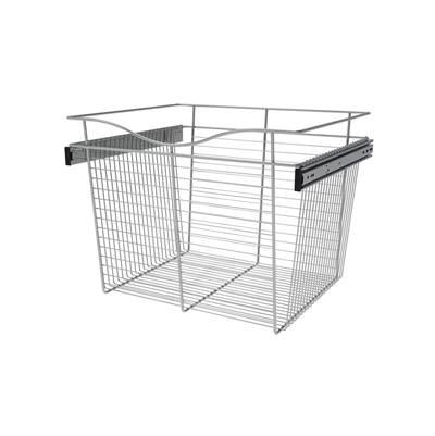 24'' W Closet Basket for Custom Closet Systems by Rev-A-Shelf