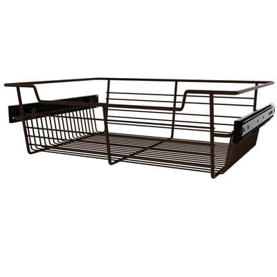 Rev-a-shelf 18'' W Closet Basket for Custom Closet Systems - Bronze