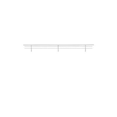 Rev-a-shelf Closet Shoe Rail for Custom Closet Systems (10 Pack) - Chrome by Rev-A-Shelf