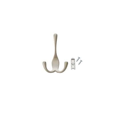Rev-a-shelf 3-Way Decorative Wall/closet Panel Hook - Satin Nickel