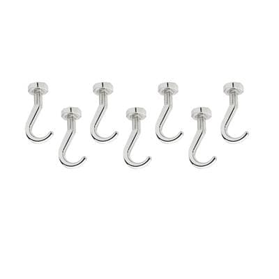 Rev-a-shelf Short Hooks Only for Glideware (7) - Nickel