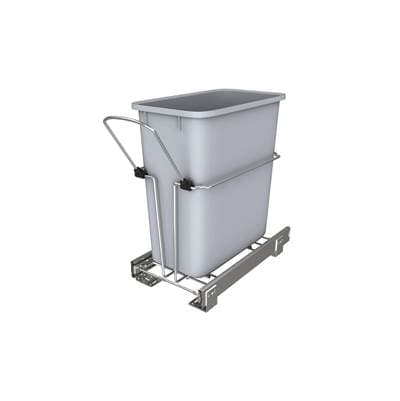 Rev-a-shelf Undersink Chrome Steel Pull Out Waste/trash Container