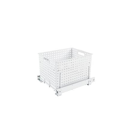 Rev-a-shelf Pullout Hamper/utility Basket - White