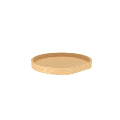 Rev-a-shelf Banded Wood D-shape Lazy Susan for Corner Wall Cabinets W/swivel Bearing - Natural Maple by Rev-A-Shelf