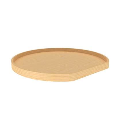 Rev-a-shelf Banded Wood D-shape Lazy Susan Shelf for Corner Base Cabinets W/swivel Bearing -... by Rev-A-Shelf