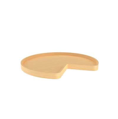 Rev-a-shelf Banded Wood Full Kidney Lazy Susan for Corner Base Cabinets W/swivel Bearing -...