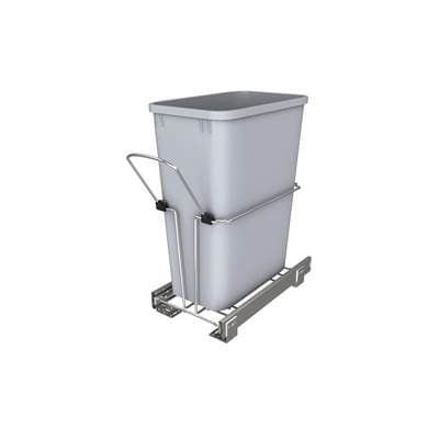Rev-a-shelf Undersink Chrome Steel Pull Out Waste/trash Container by Rev-A-Shelf