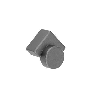 Richelieu America Contemporary Metal Knob - 3542 - Ravello Gray by Richelieu America