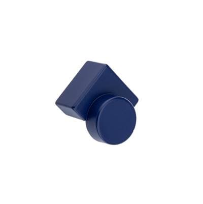 Richelieu America Contemporary Metal Knob - 3542 - Sapphire Blue