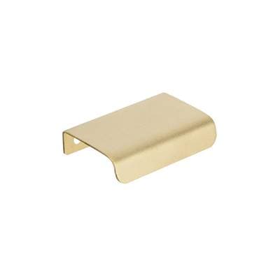 Richelieu America Contemporary Copper Edge Pull - 70 and 71 - Antimicrobial Brushed Nickel by Richelieu America