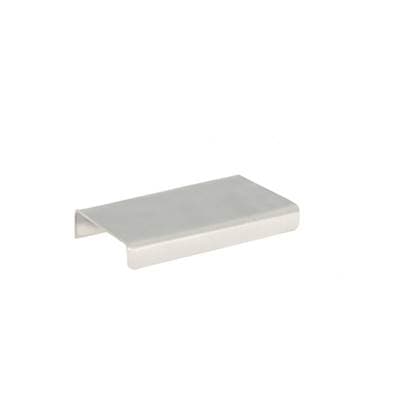 Richelieu America Contemporary Brass Edge Pull - 71055 - Brushed Nickel by Richelieu America