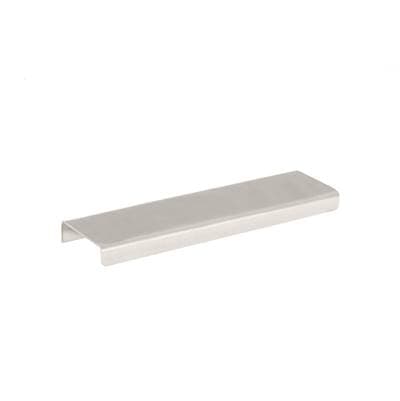 Richelieu America Contemporary Brass Edge Pull - 71055 - Brushed Nickel by Richelieu America