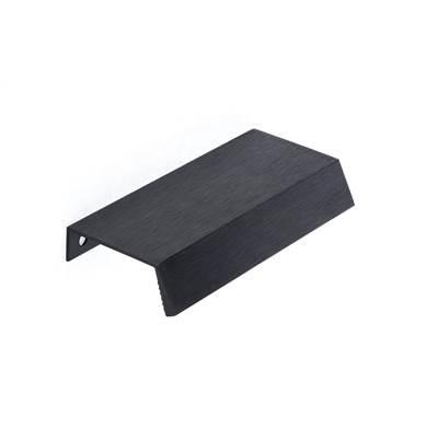 Contemporary Aluminum Edge Pull - 9595 - Brushed Black