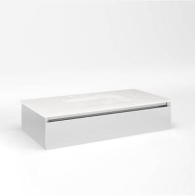 Cartesian, 36X7.5X18,Sat Wht,Plumb, Snl by Robern