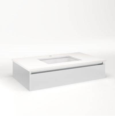 Cartesian, 36X7.5X21,Sat Wht,Plumb, Snl by Robern