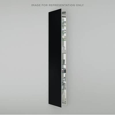 Robern M Series Cabinet, 20'' X 70'' X 8'', Full Length, Matte Black, Left Hinge, Non-electric