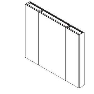 4 X 20'' PL Portray Side Mirror And Ganging Kit For Surface Mounted Cabinets by Robern