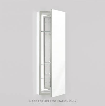 Robern PL Series Cabinet, 19-1/4'' X 39-3/8'' X 4'', Flat Top, Polished Edge, Non-handed... by Robern