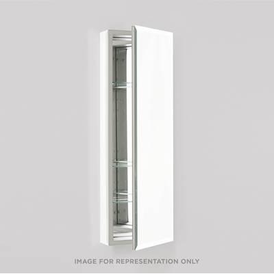 Robern PL Series Cabinet, 19-1/4'' X 39-3/8'' X 4'', Flat Top, Bevel Edge, Non-handed... by Robern