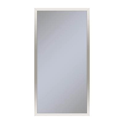 Robern Profiles Framed Cabinet, 16'' X 30'' X 6'', Polished Nickel, Electrical Outlet, USB...