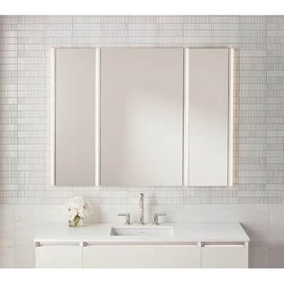 PL Portray Medicine Cabinet With Flat Edge Mirror, Slow-Close Door, Electrical/Usb - 24 X 72'' by Robern