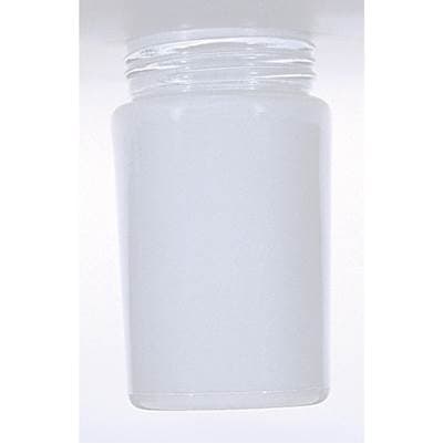 Satco 6 Inch White Glass Cylinder Shade; 3-1/4 Inch Diameter; 3-11/64 Inch Fitter; 6-1/4 Inch...