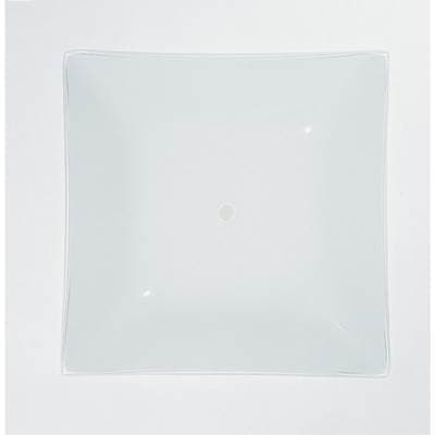 Satco 12'' White Square by Satco
