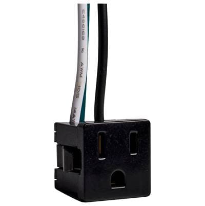 Satco BLK Snap-in CONV Outlet 14 GA