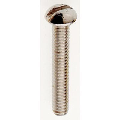 Satco 1'' Nickel Plated 8/32 Round Head Screw