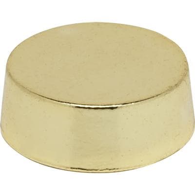 Satco 1'' Plain Lockup Cap V/b 1/8 Fe - Polished Brass