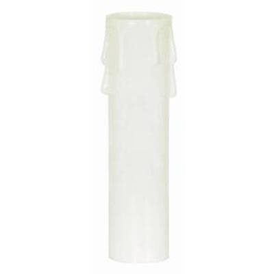 Satco 2'' Medium White Drip Candle Cover