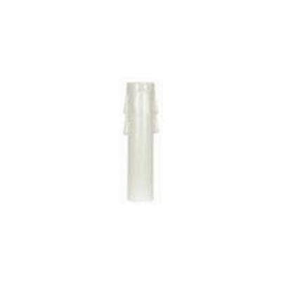 Satco 2-1/2'' Candelabra White Drip Cover