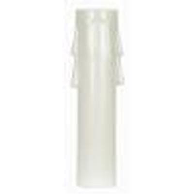 Satco 2'' Candelabra Cover White/white Drip