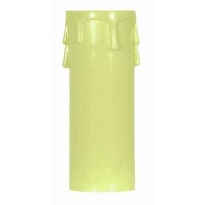 Satco 2'' Ed. Candle Cover Ivory/ivory Drip by Satco