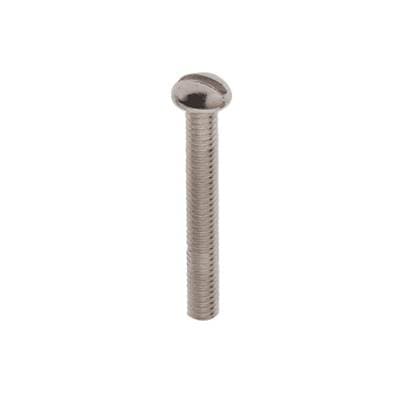 Satco 1 1/4'' Rd Head Screw 8/32 - Zinc Plated by Satco