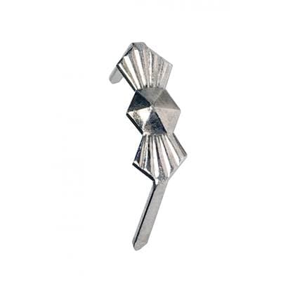 Satco C-8 Small Strass Bowtie Clip - Silver