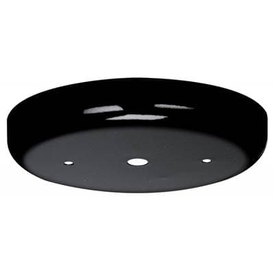 Satco Black Finish Con Canopy Only by Satco
