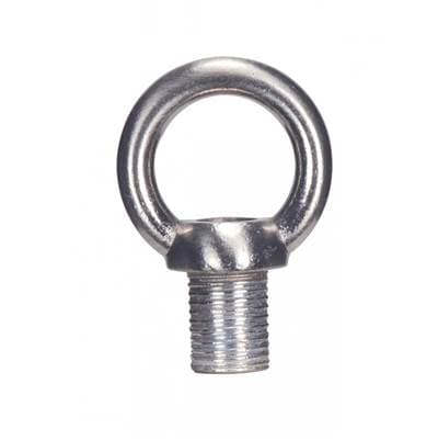 Satco 1'' Die Cast Male Loop Brass Nickel - Brushed Nickel