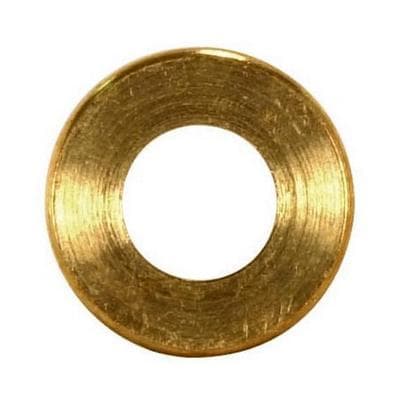 Satco 1'' Brass Check Ring B/L 1/4 Slip - Burnished Lacquered