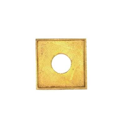 Satco 1'' X 1/8 Square Solid Brass Check - Polished