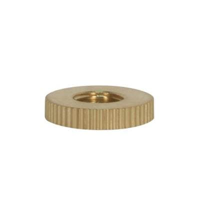 Satco 1'' Knurl Solid Brass Check by Satco
