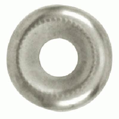 Satco 1 1/8 Beaded Nickel Plated Washer by Satco