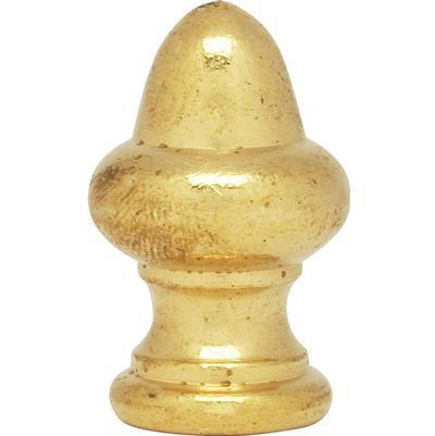 1-1/2'' Finial Brass Finish