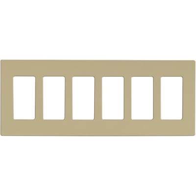 Satco Claro 6 Gang Wallplate Iv