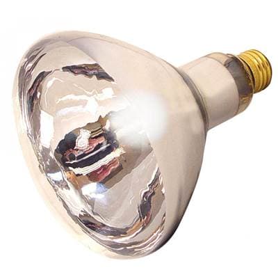 Satco 125R40/TF Clear HEAT Shatter - Clear Heat